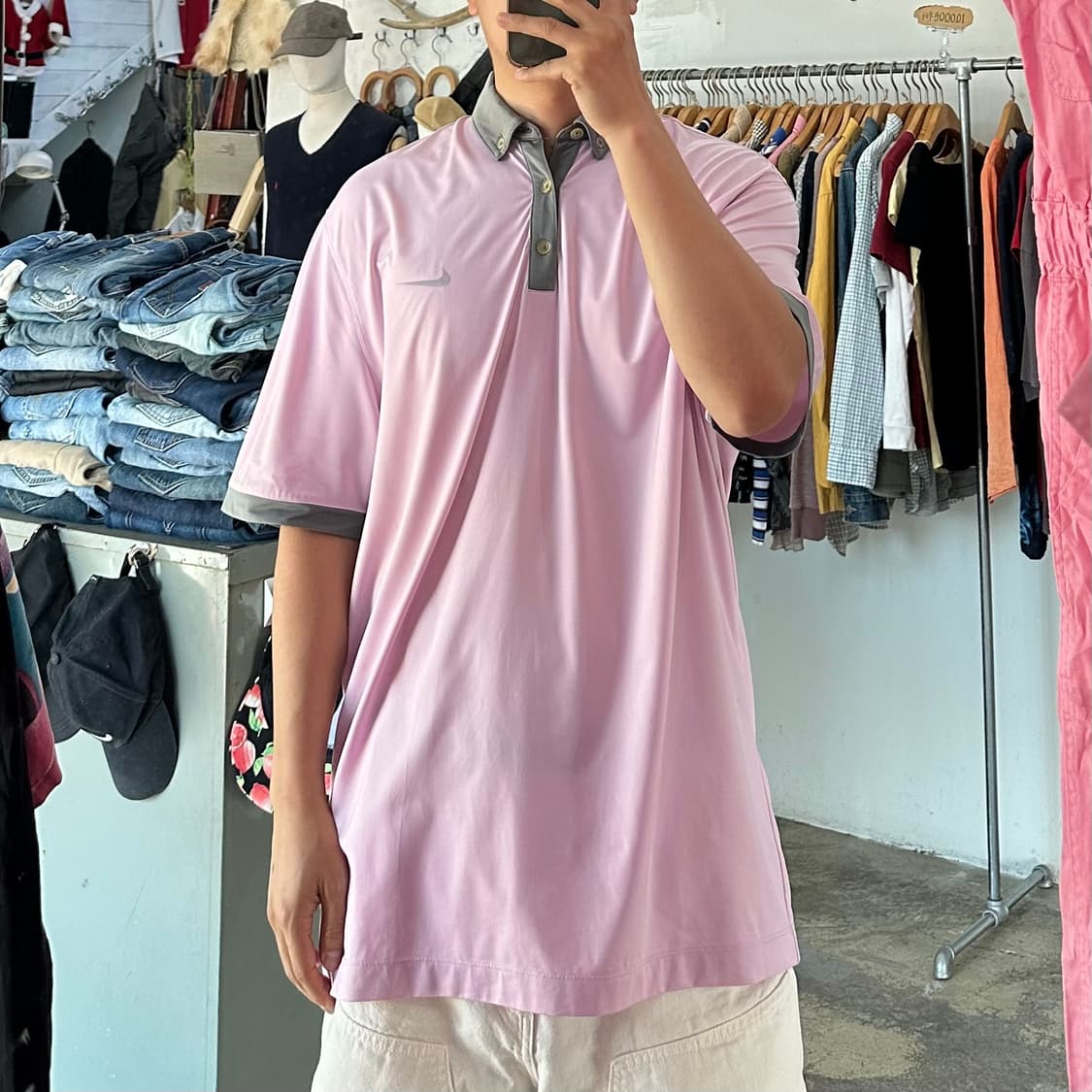 (착용컷) 나이키 골프 반팔 카라 티셔츠 (105) 상품이미지8