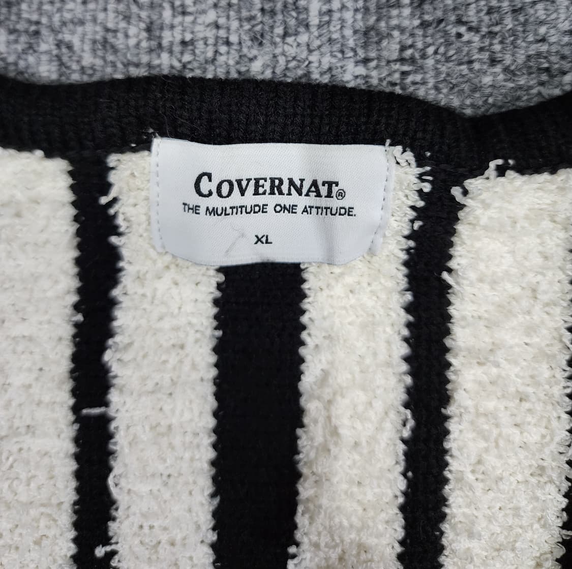 커버낫 버티컬 스트라이프 가디건 XL 상품이미지7