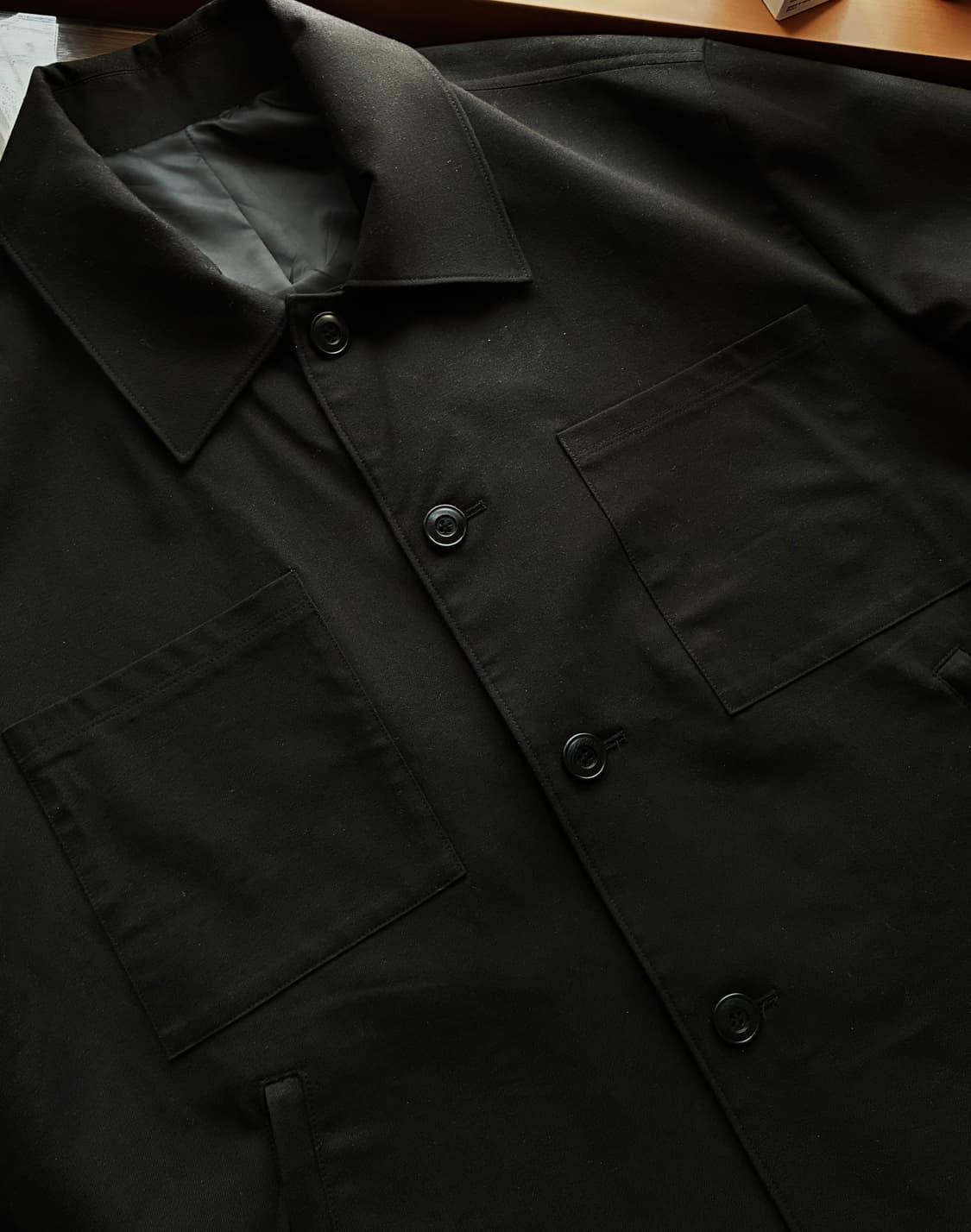 (XL) 드로우핏 블루종 자켓 BLACK 판매 상품이미지3