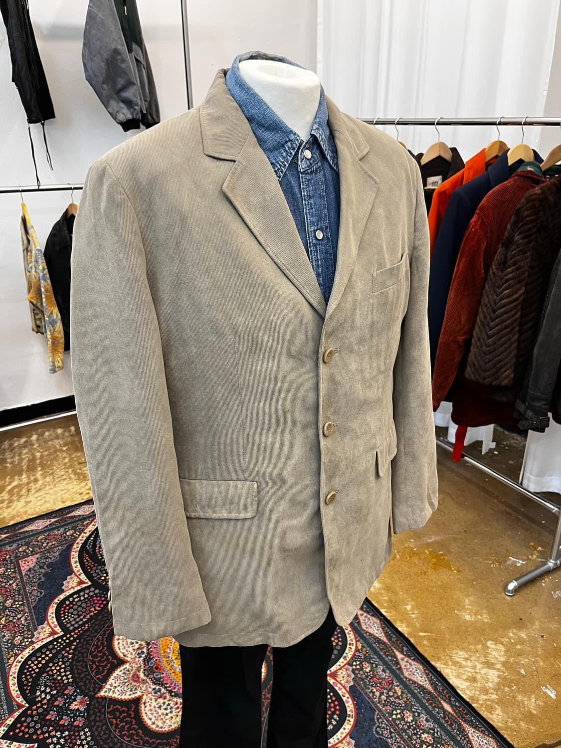 라코스테 코듀로이 블레이저 자켓 상품이미지1