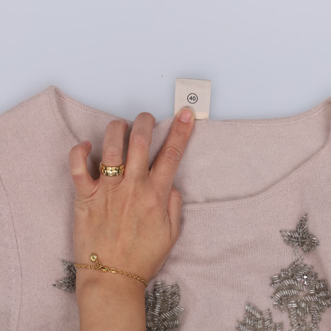 44정도 빈티지 여성 앙고라 반팔니트 0303H1 상품이미지6