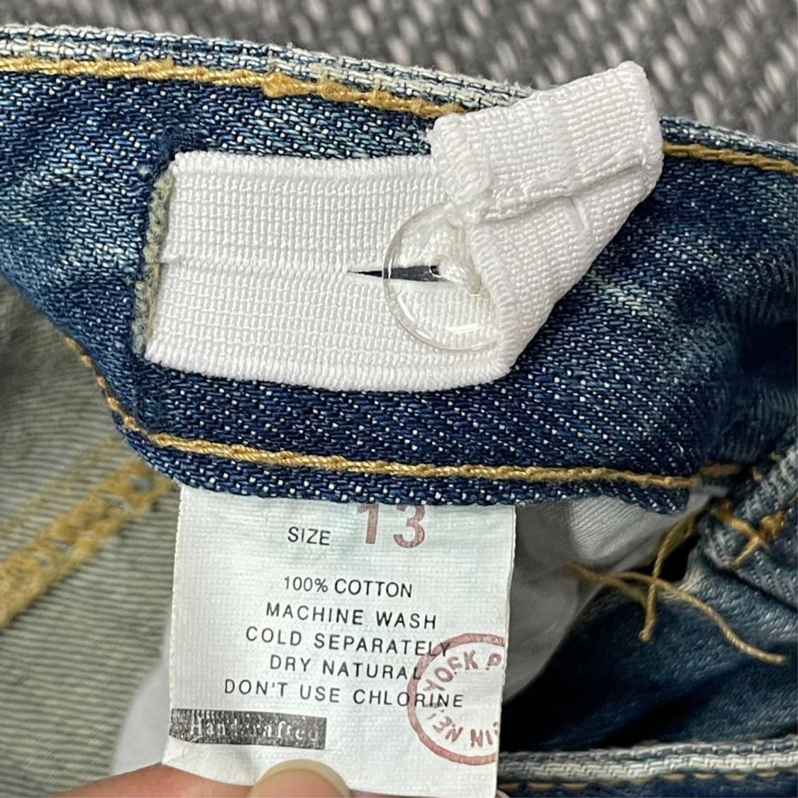 워싱 데님 미니 스커트 v0146 상품이미지8