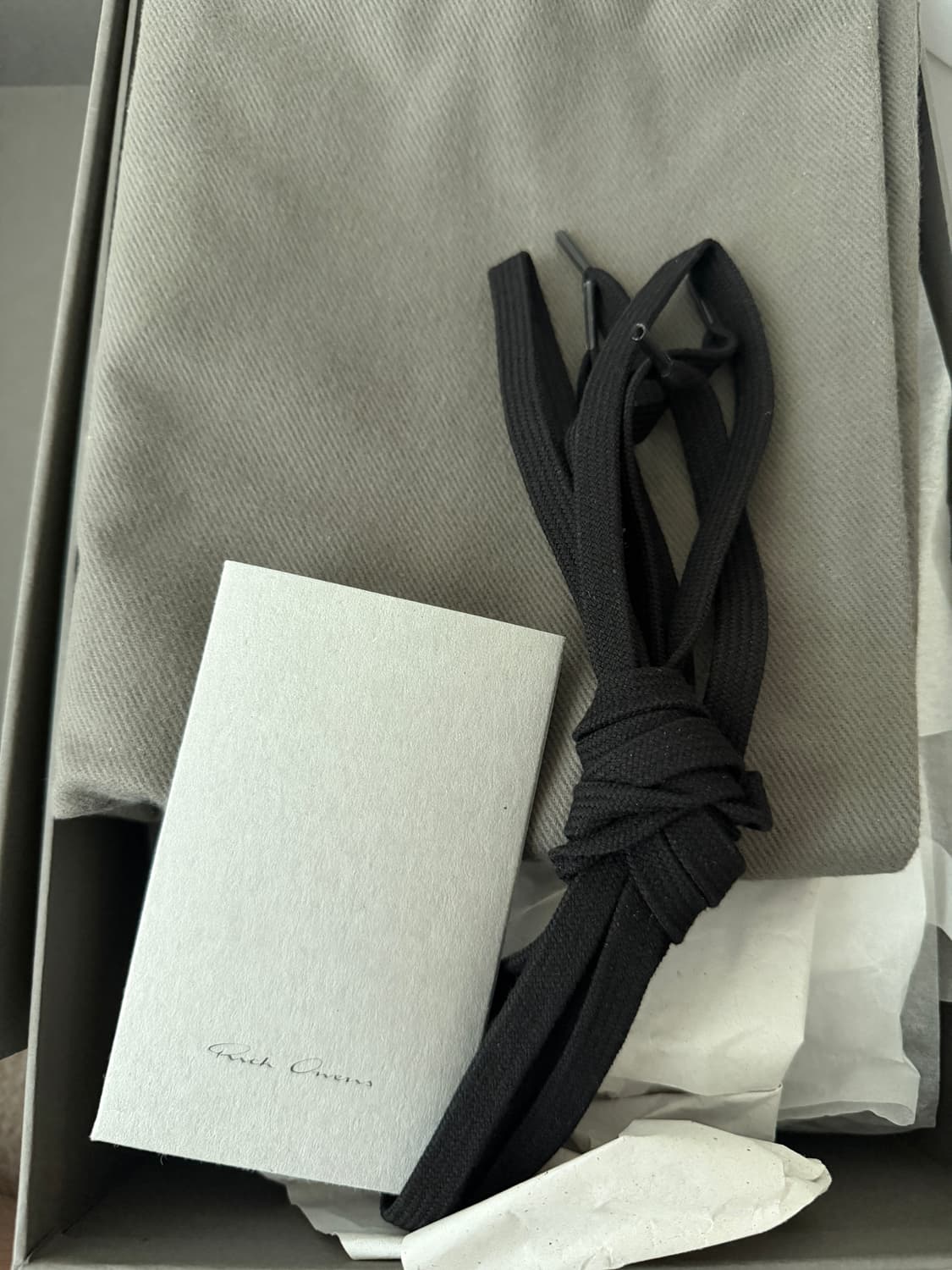 43 ) 릭오웬스 릭반스 스니커즈 레더 블랙 상품이미지2