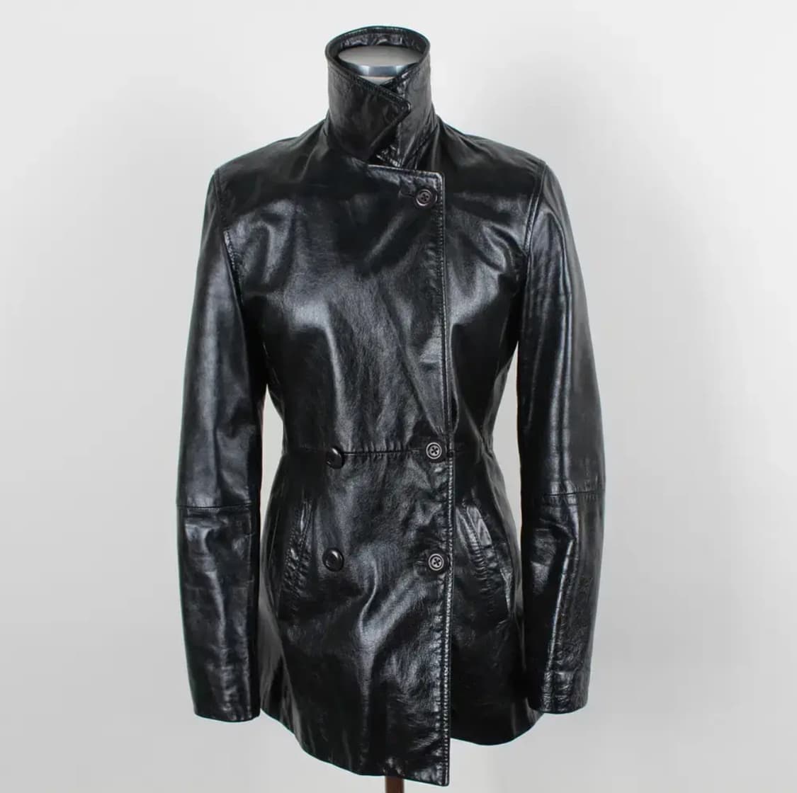 아르마니 익스체인지 레더 자켓 상품이미지2