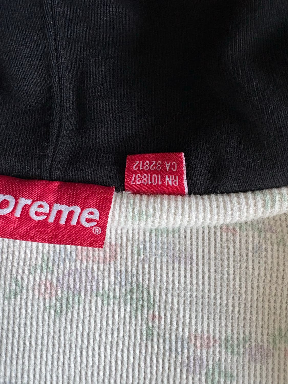 (급처)슈프림 19fw 미니 박스로고 플라워 써멀 후드집업 상품이미지6