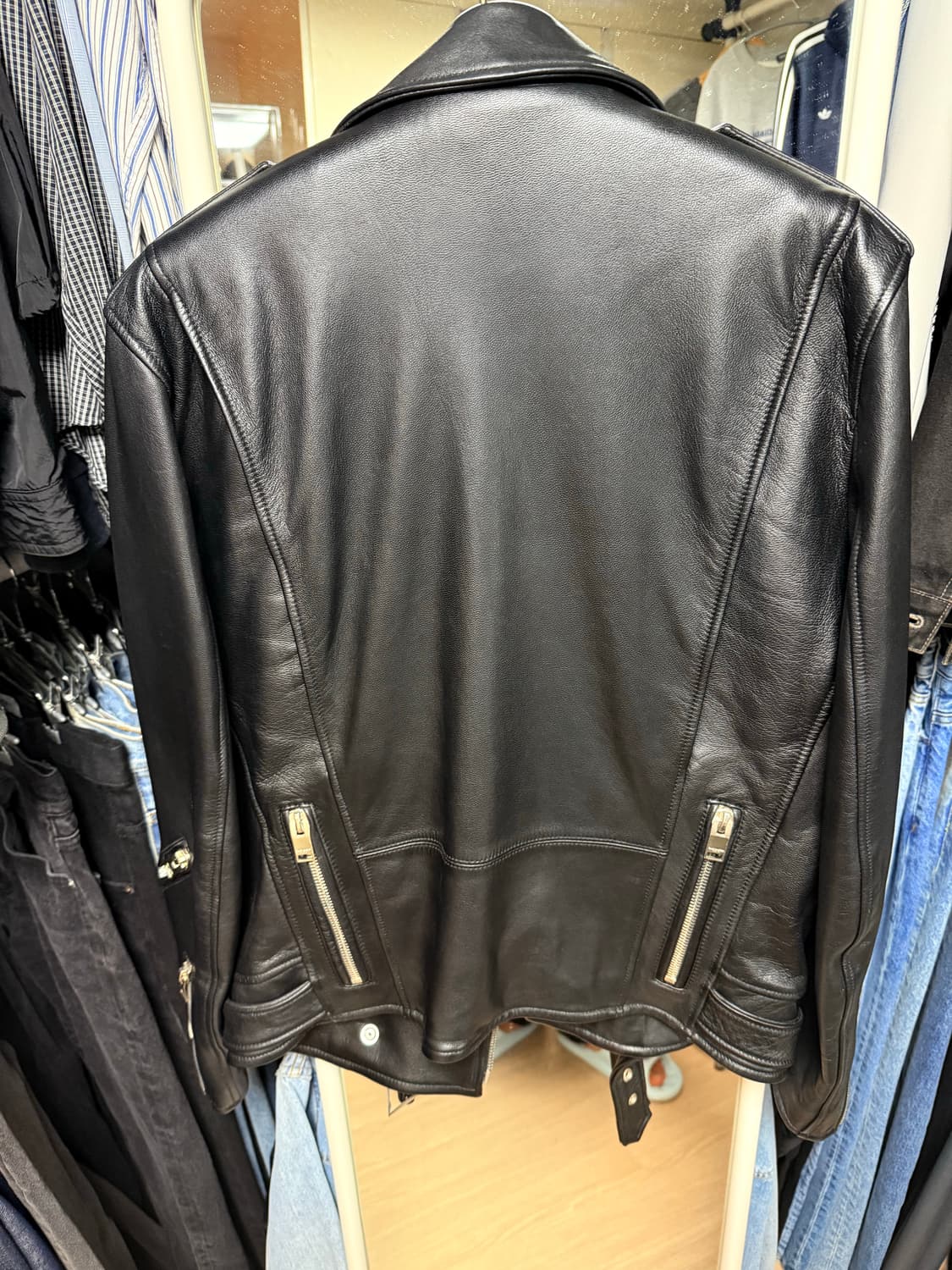 라이더 자켓 소가죽 /48 상품이미지4