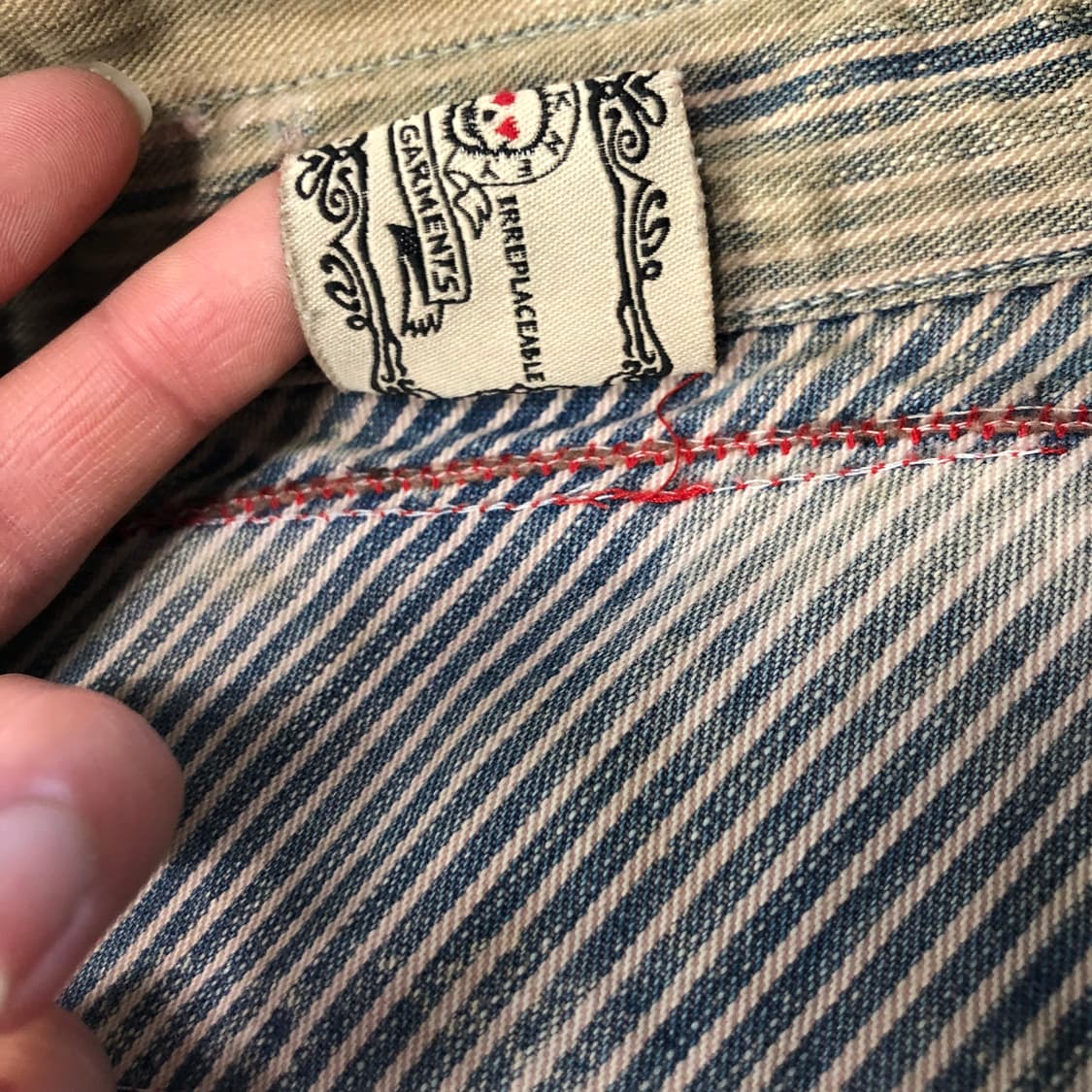 빈티지 데님 셔츠 자켓 상품이미지6