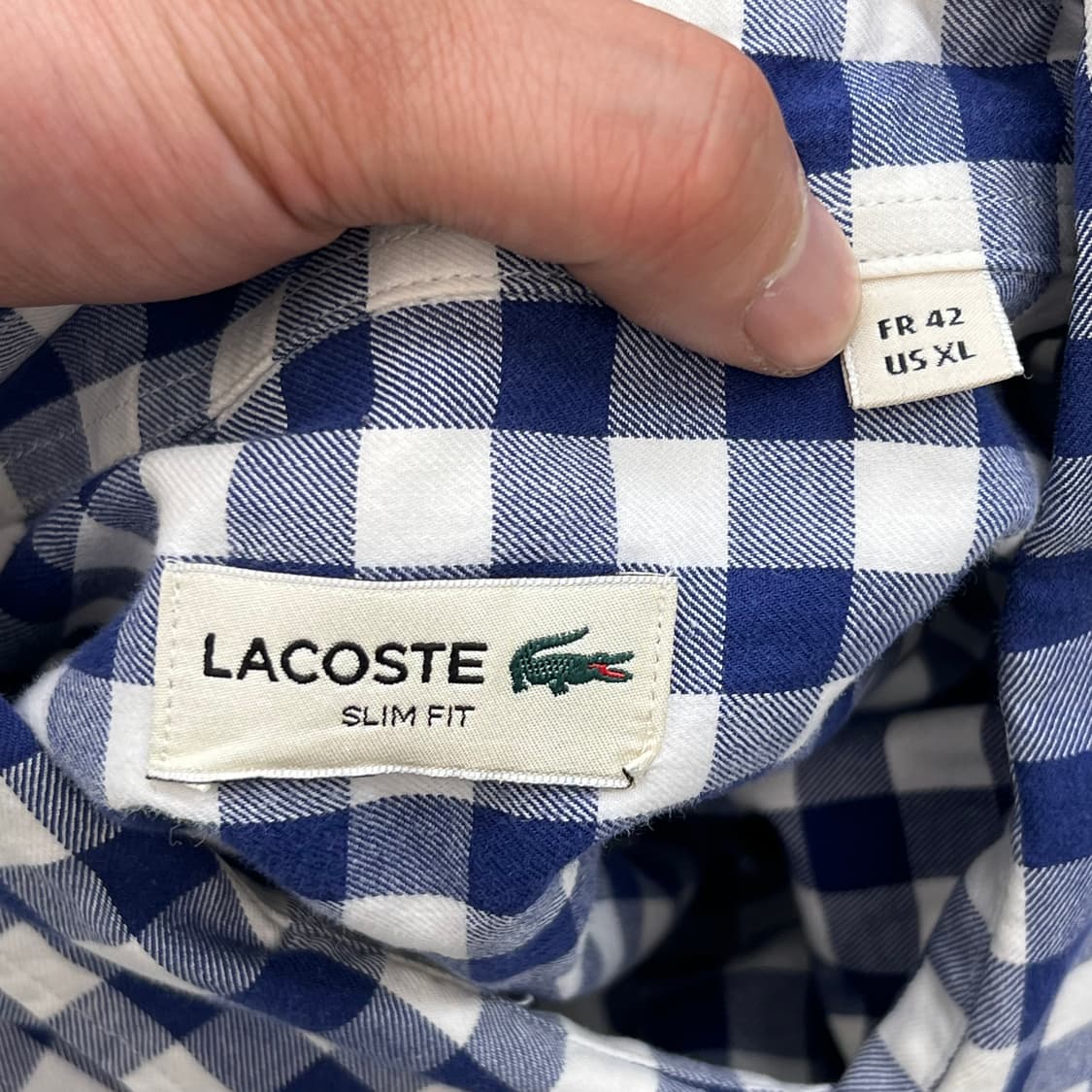 라코스테 체크 셔츠 r3524 상품이미지6