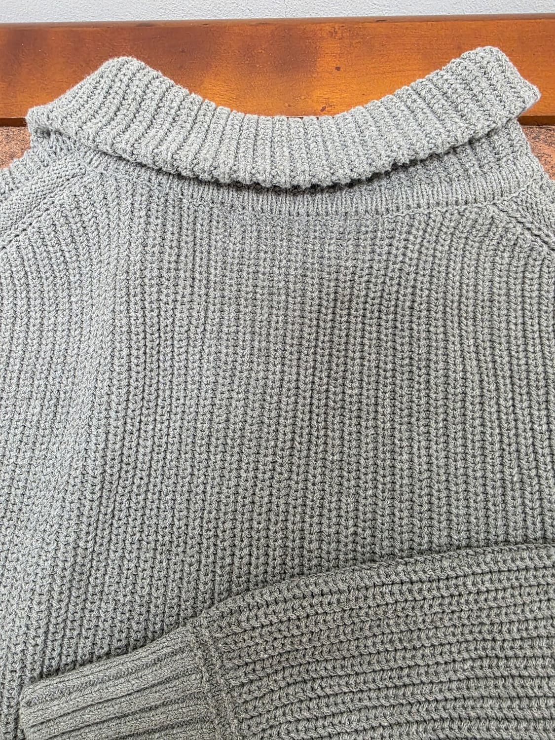 일꼬르소 반집업 니트 XL 상품이미지6