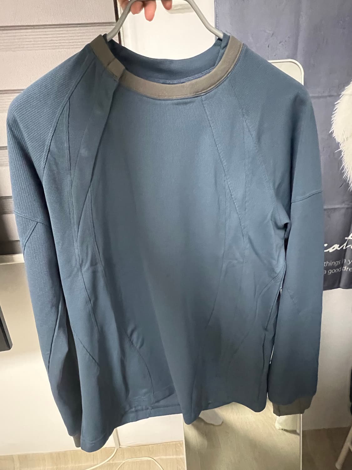 산산기어 placket long sleeve spruce blue 상품이미지1