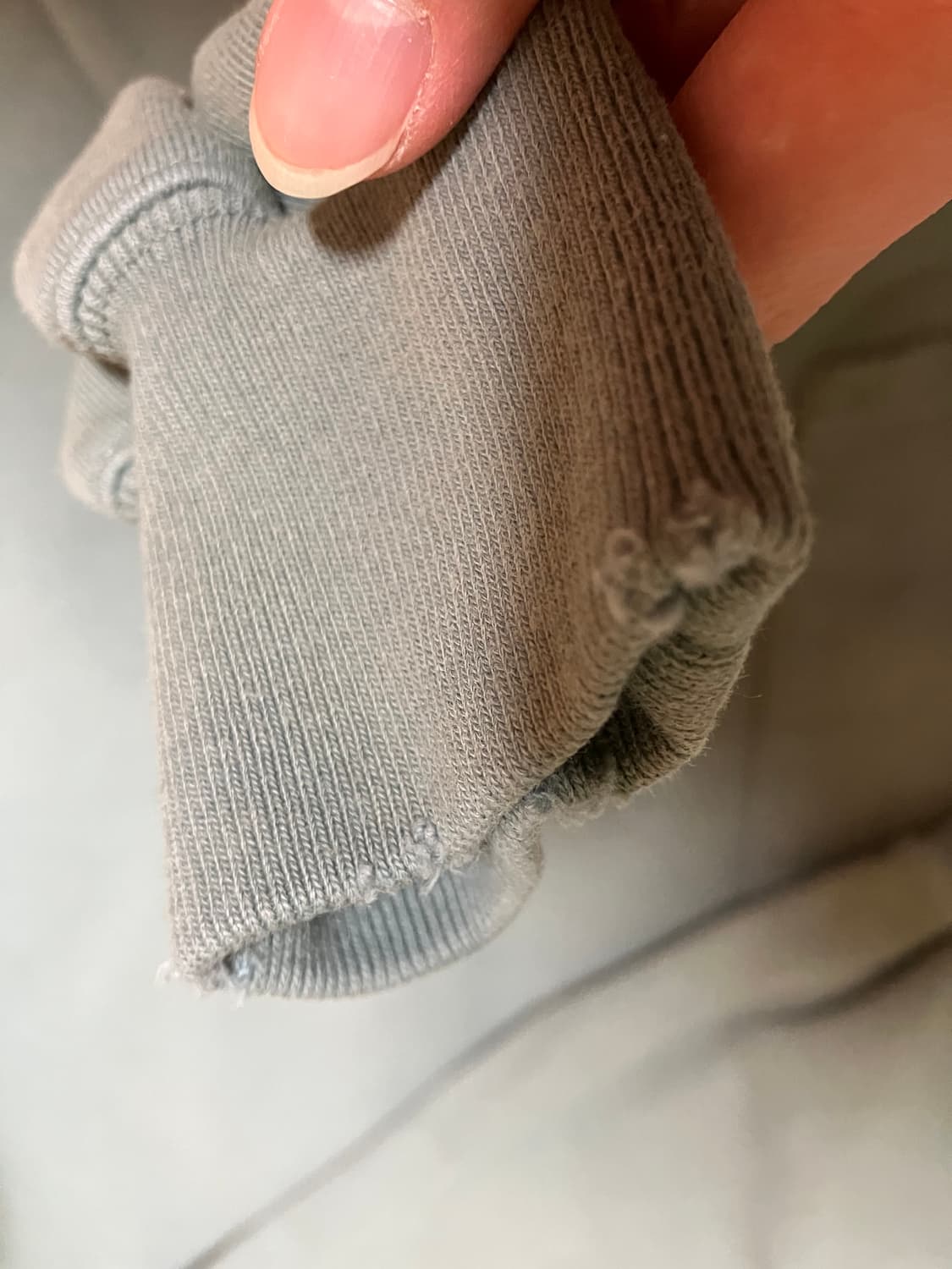 distressed stock hoodie grey 상품이미지3