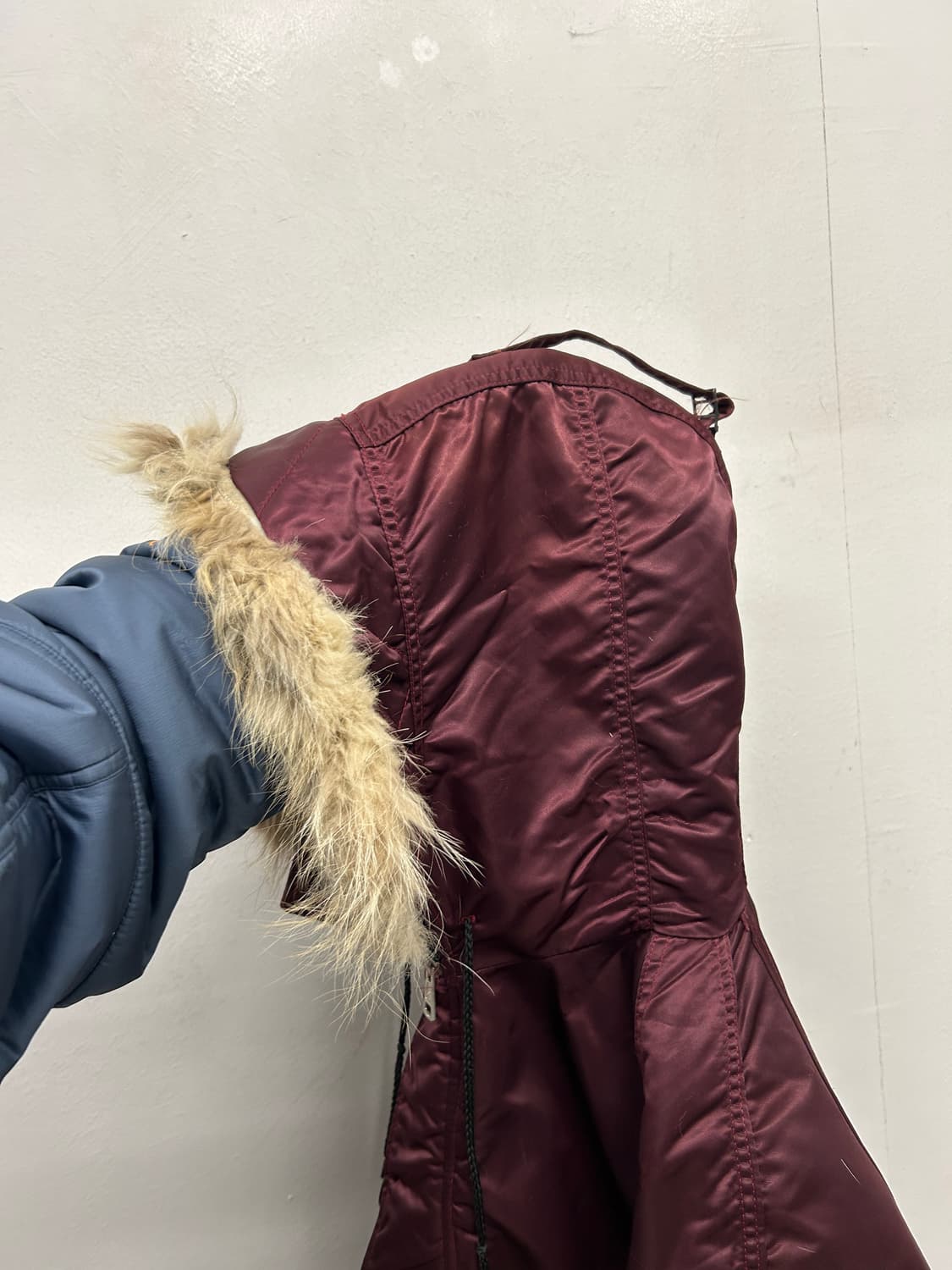 Corinth Mfg 버건디 n3b 야상 자켓 상품이미지3