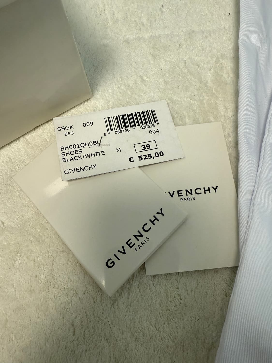 지방시 백로고 삭스스니커즈 39사이즈 상품이미지7