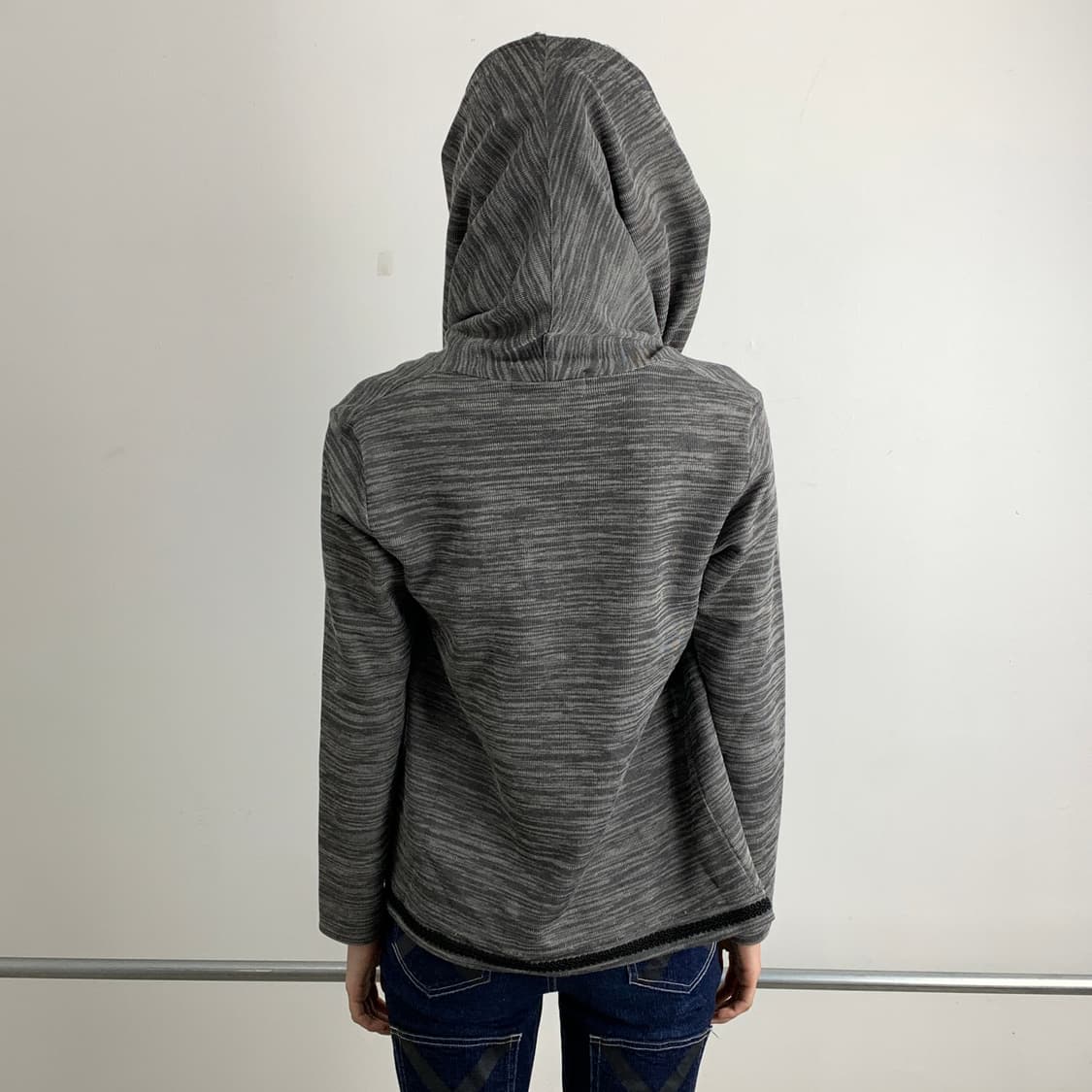 토네이도 마트 드레이프넥 후드 가디건 상품이미지5