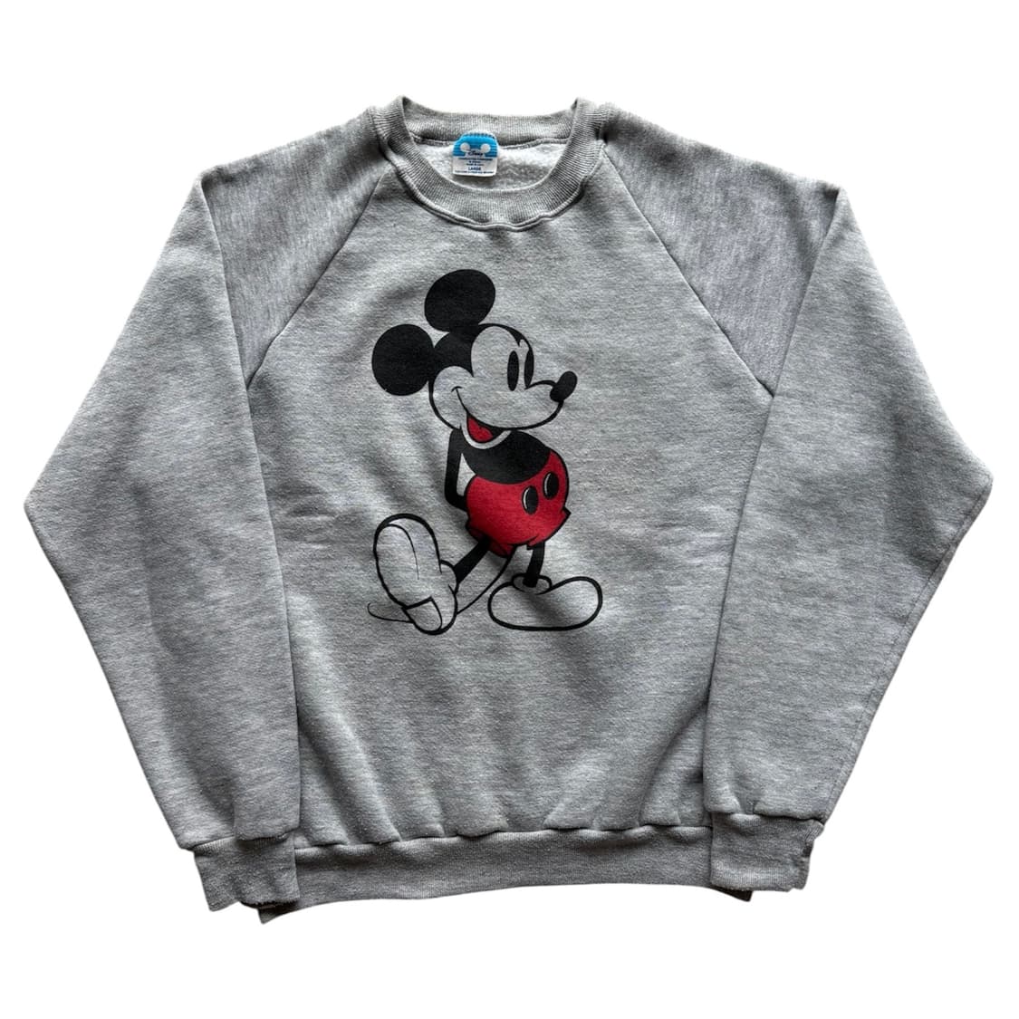 80s 디즈니 미키마우스 스웻셔츠 그레이 상품이미지1
