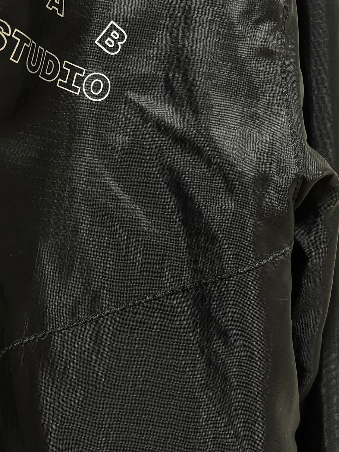 아이앱 스튜디오 립스탑 윈드 자켓 블랙 상품이미지3