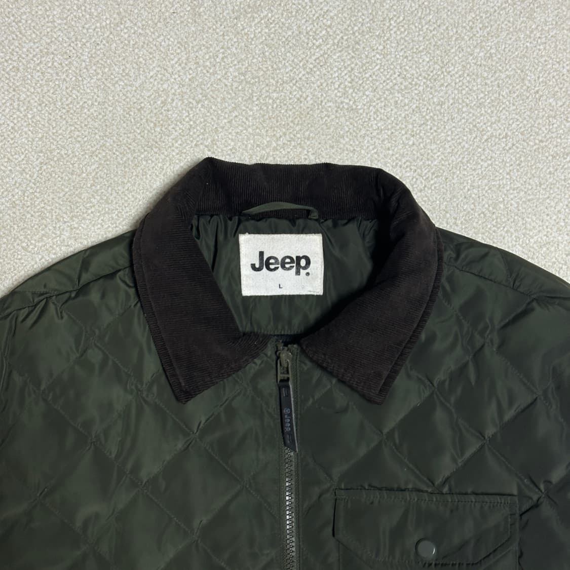 지프 덕다운 퀄팅 자켓 상품이미지6