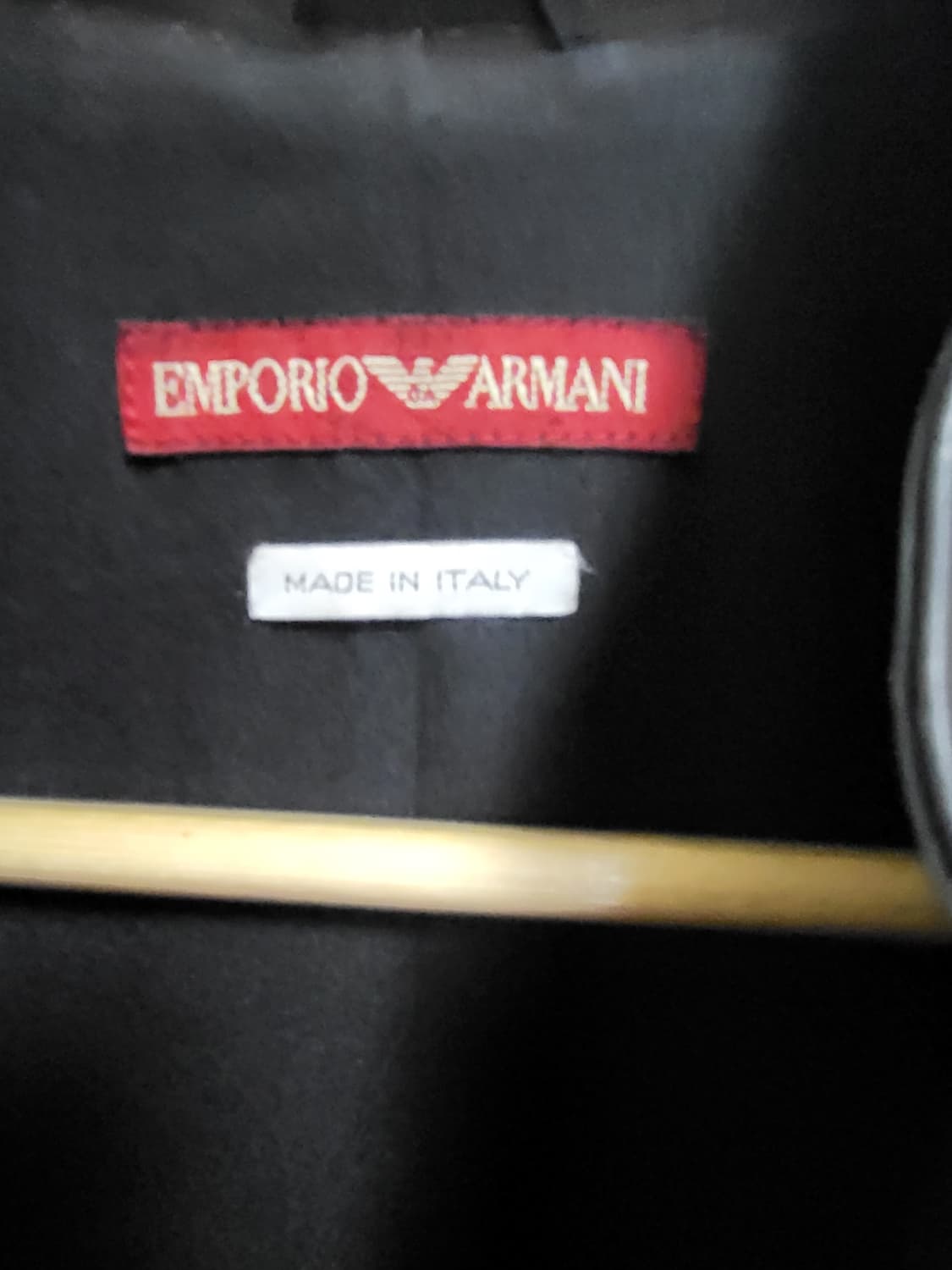 Emporio Armani 90s Leather Jacket 상품이미지7