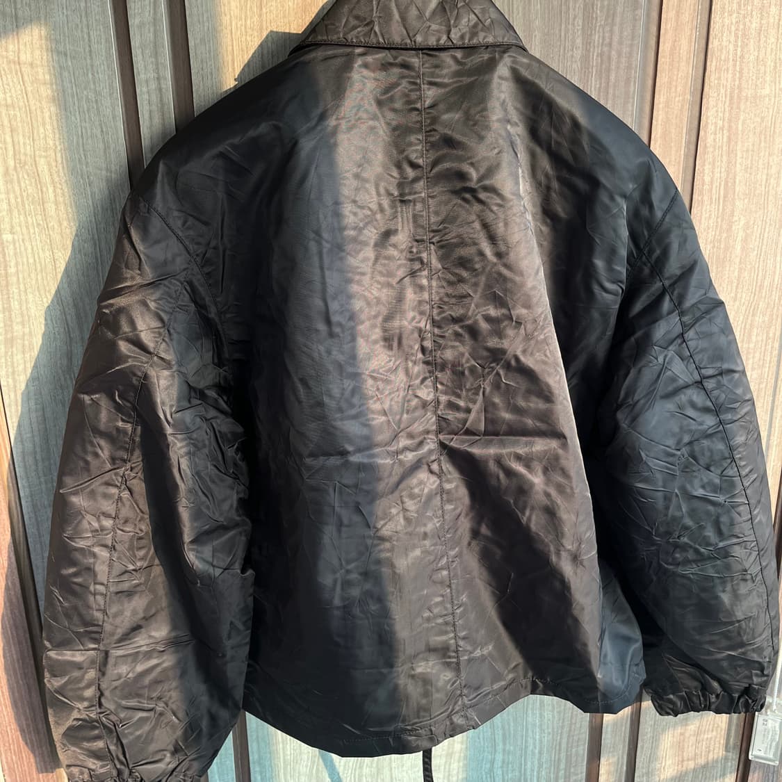 [새상품]언어펙티드 레이어드 피셔맨 점퍼 블랙 상품이미지2