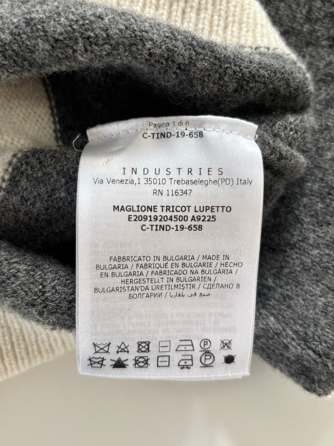 Moncler 몽클레어 스트라이프 울 터틀넥 니트  상품이미지7