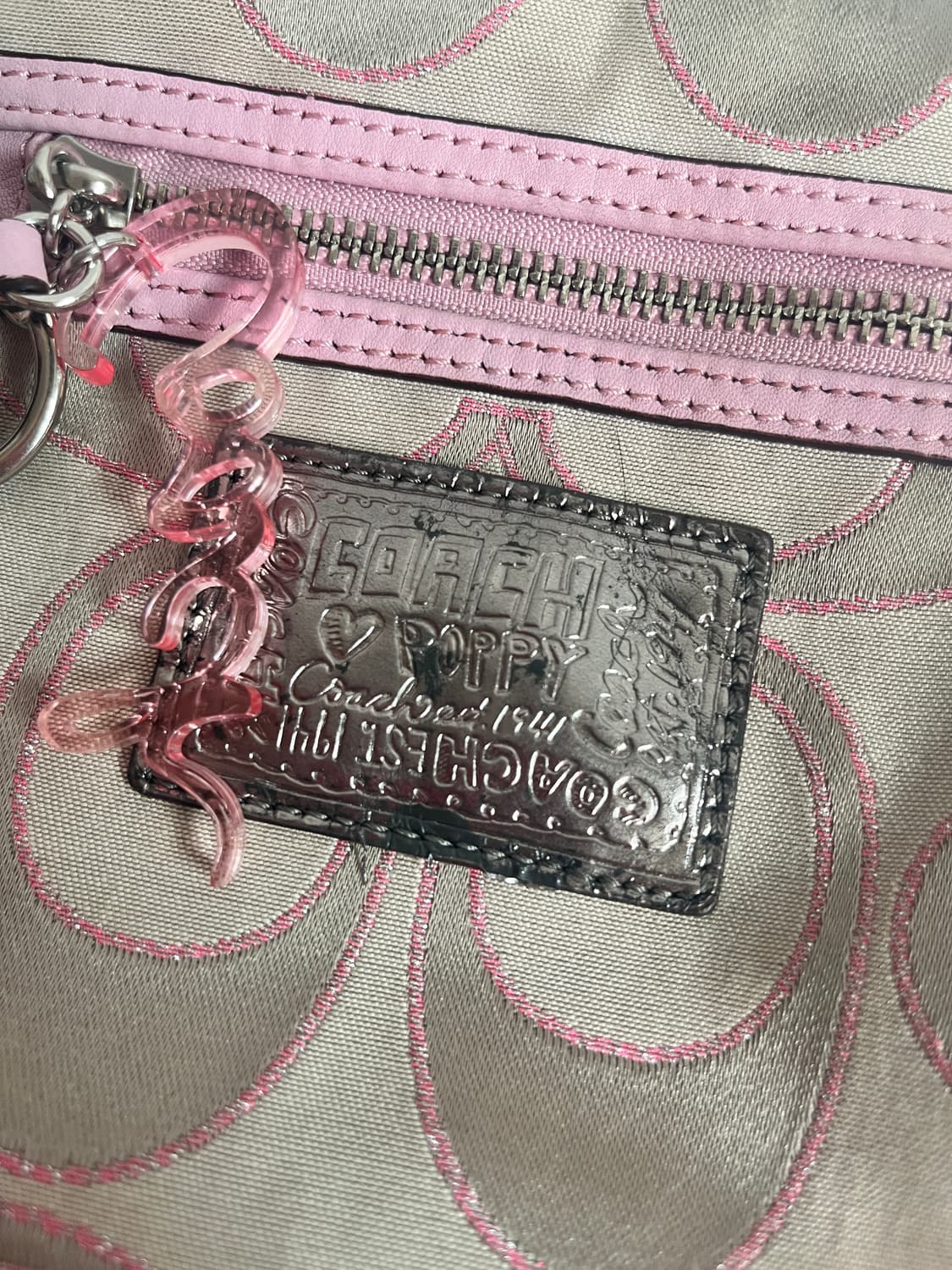 coach pink stitch bag 상품이미지6