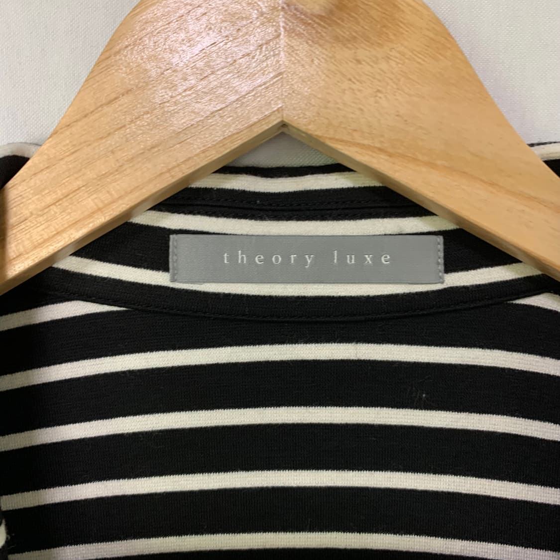 theory luxe 띠어리 빈티지 스트라이프 슬림 원버튼 여성자켓 38 상품이미지7