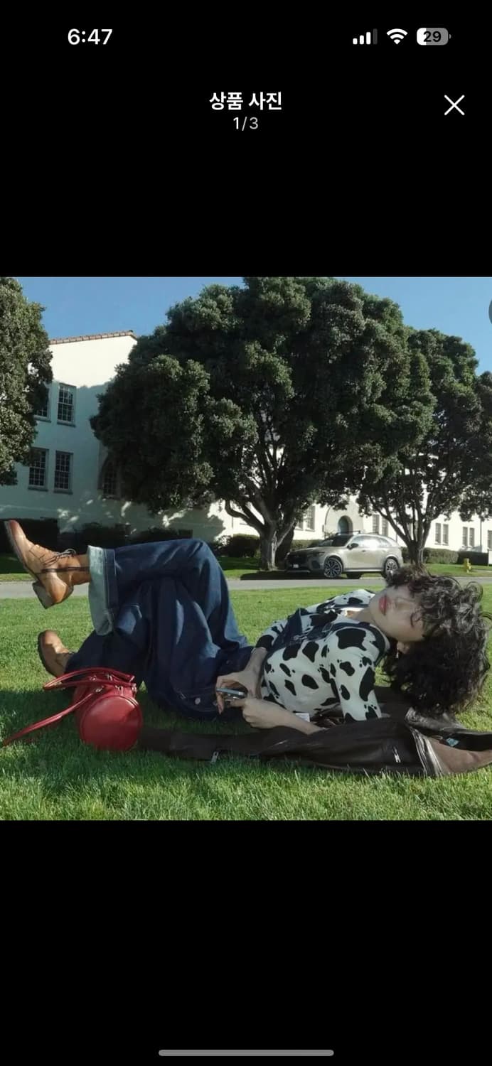 zara 카우패턴 가디건 상품이미지2