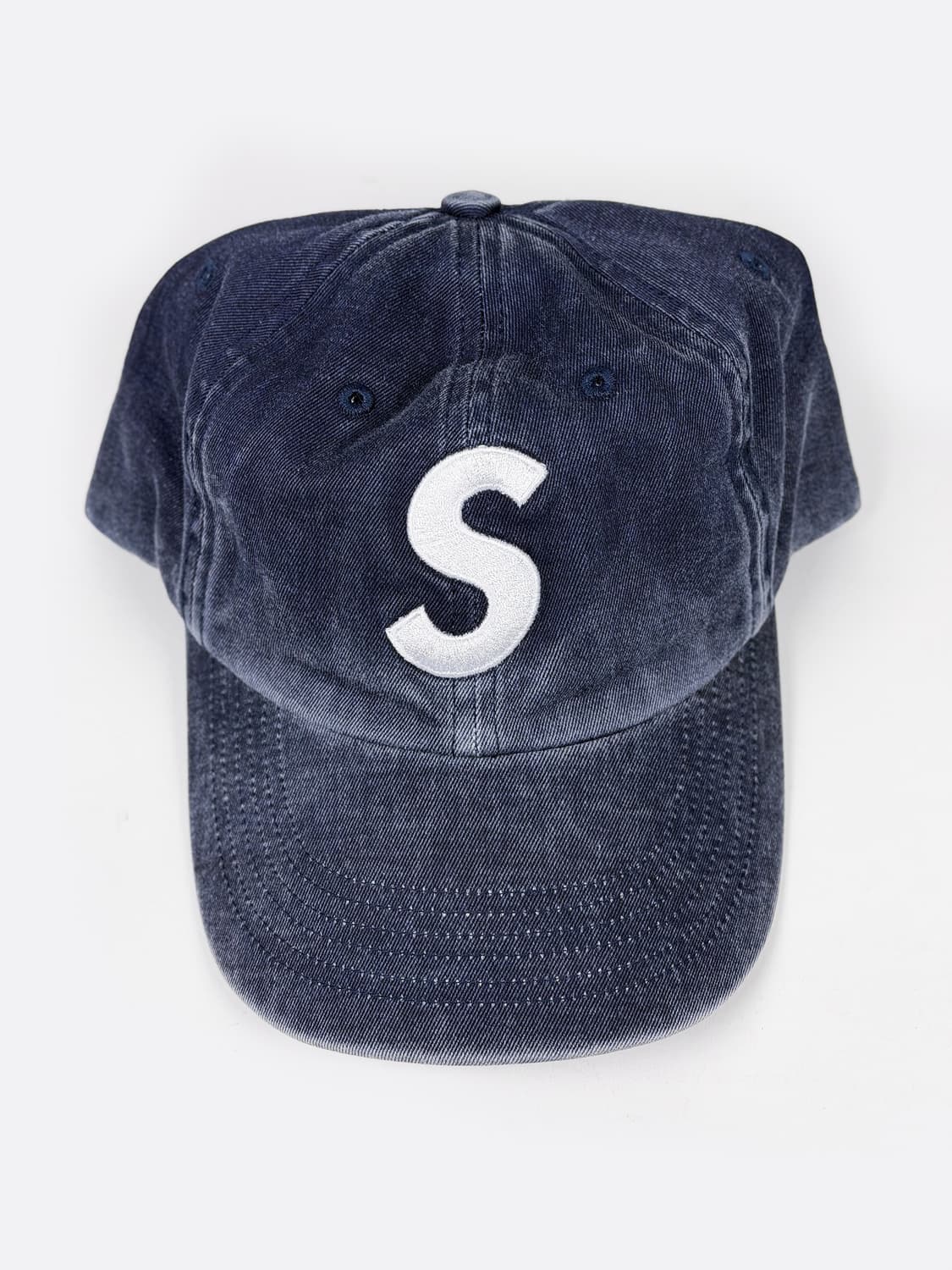 슈프림 피그먼트 프린트 S 로고 6패널 캡 네이비 23FW 상품이미지1