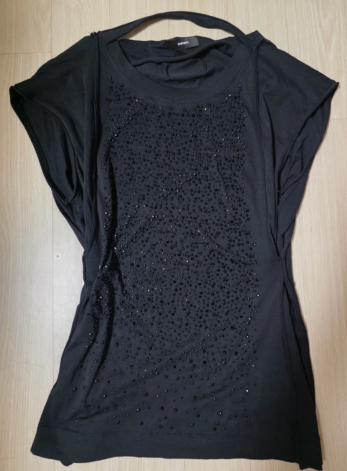Diesel 디젤 블랙 큐빅 티셔츠  상품이미지2