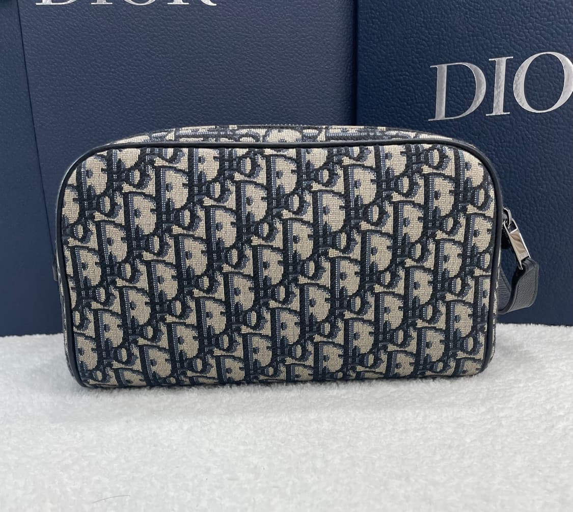 [ S급 ] 디올 오블리크 자카드 토일레트리 돕키트  상품이미지2