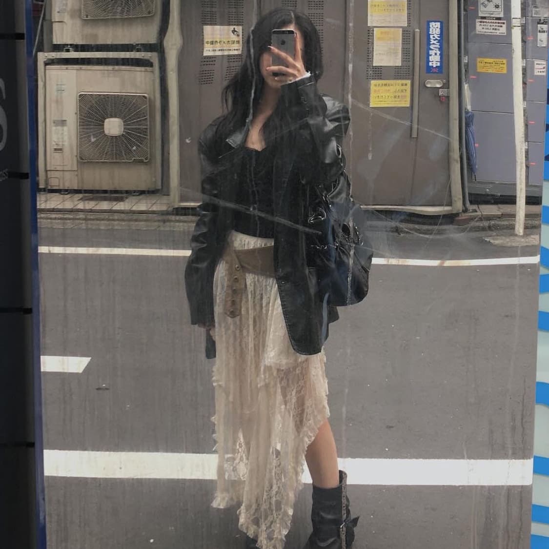 레이어드 레이스 스커트 상품이미지2