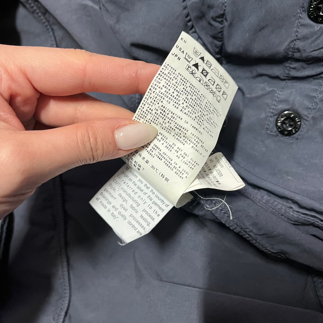 스톤 아일랜드 가먼트 다잉 블레이저 자켓  상품이미지8