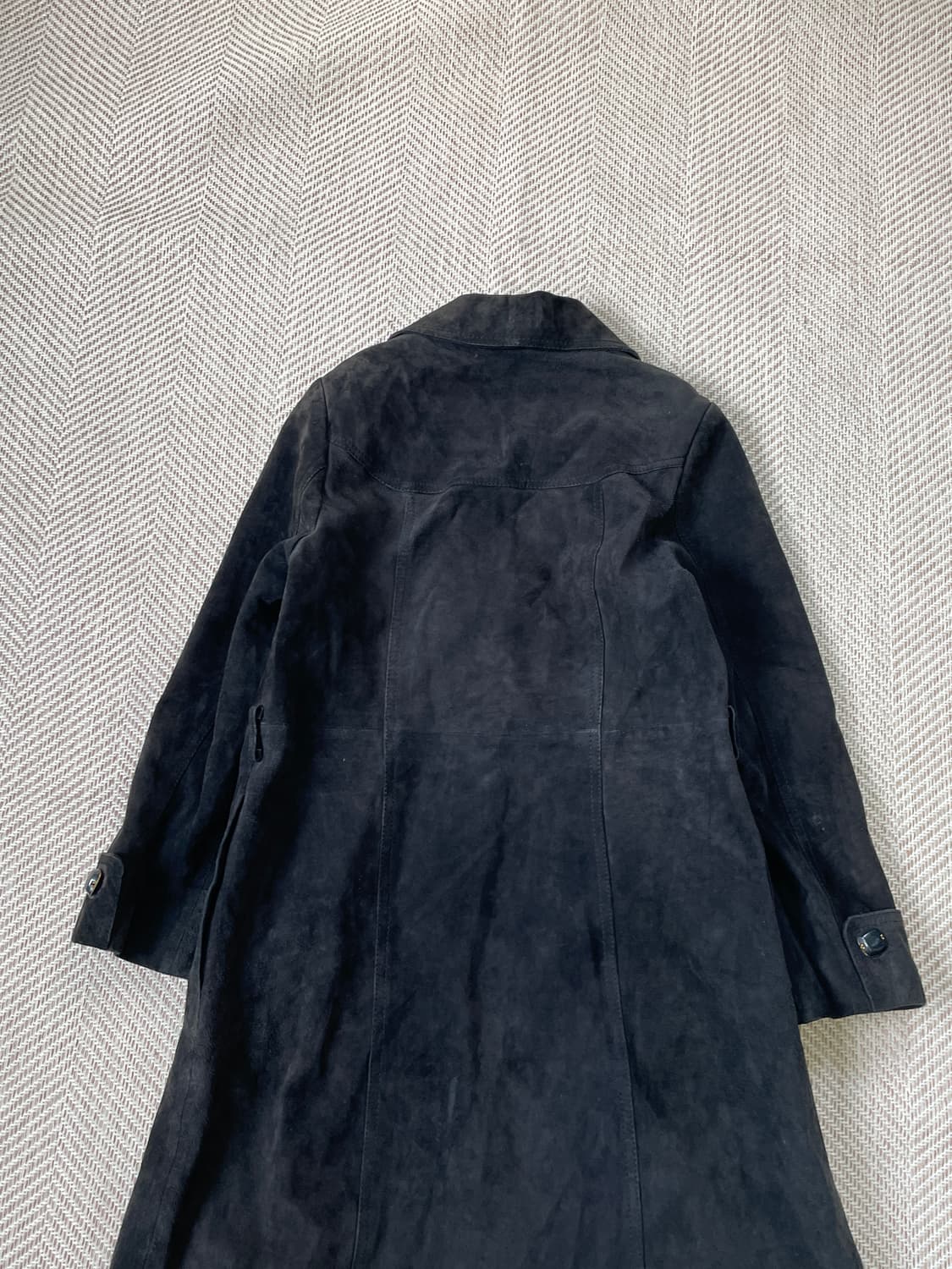 JHAJHA 테일러드 스웨이드 롱코트 J03307 상품이미지9