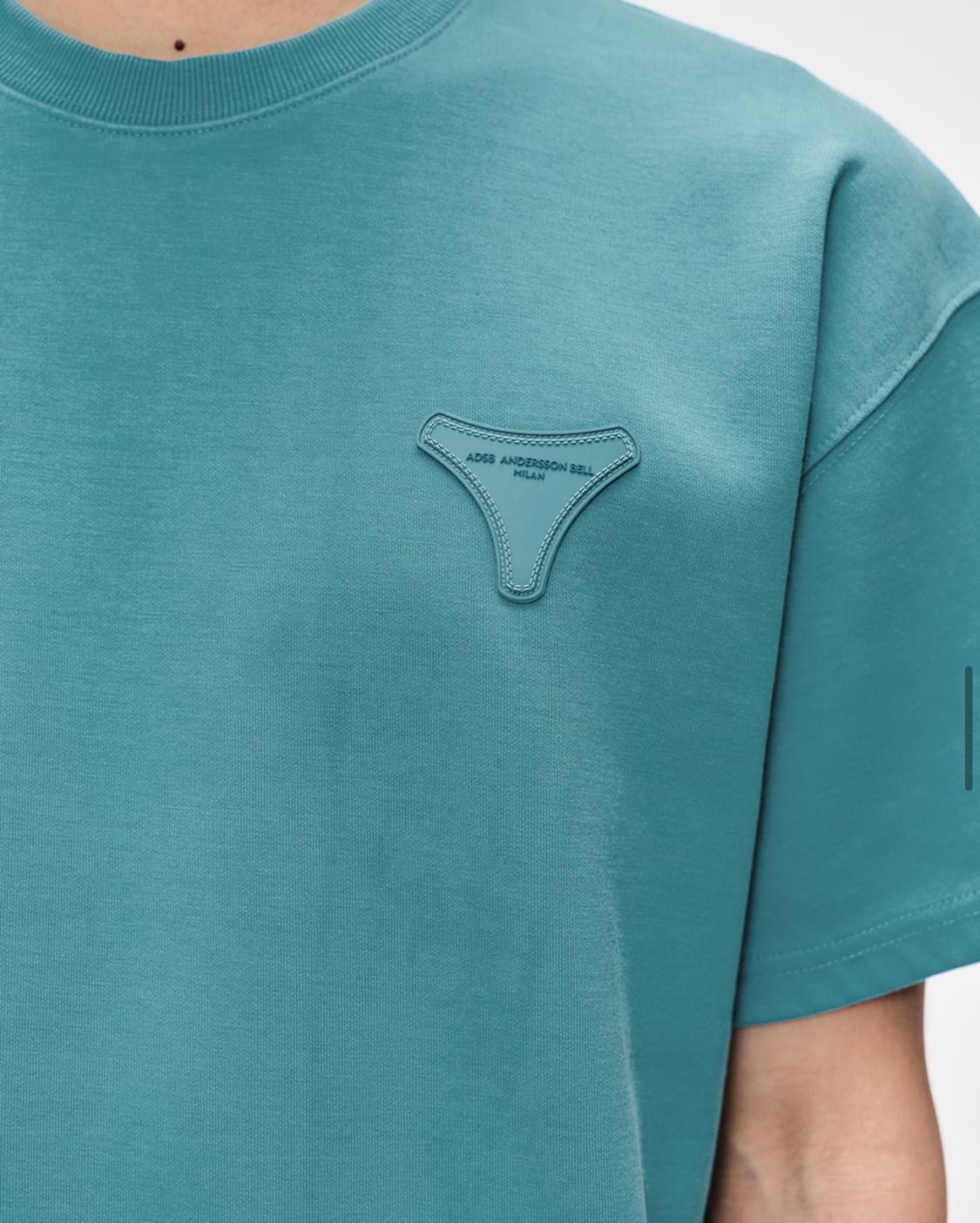 하자없음) 앤더슨벨 스툴 유니섹스 스툴 패치 로고 티셔츠 XL 상품이미지9