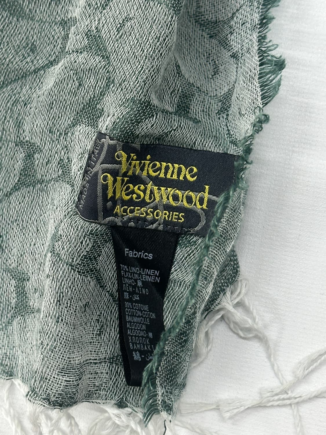 🫧재팬 비비안 웨스트 패턴 머플러🫧그런지 히피 핀터 에스닉 상품이미지4