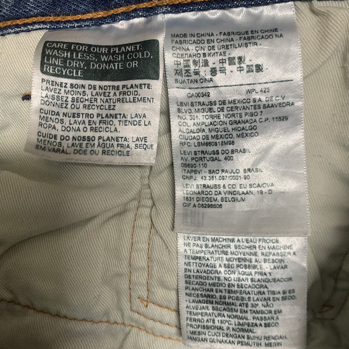 리바이스 501 93 데님팬츠 36 상품이미지3