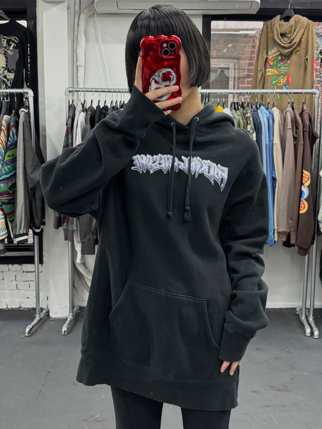 퍼킹어썸 스펠아웃 후드티 상품이미지2