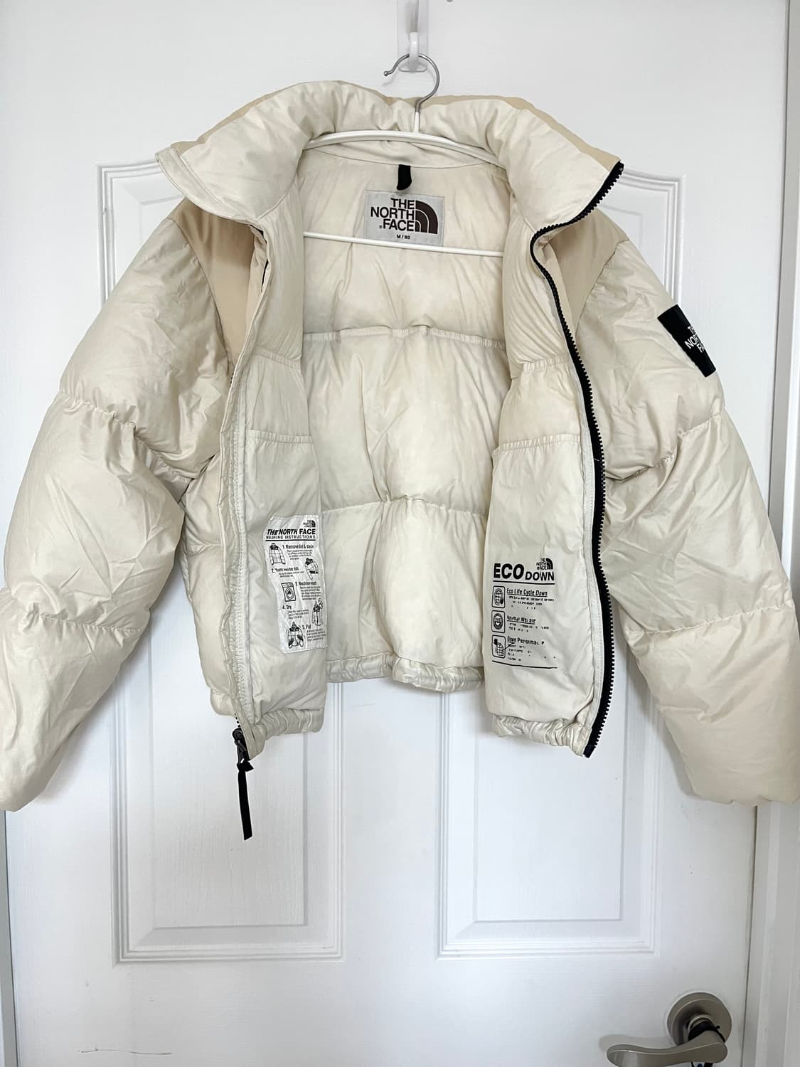 노스페이스 화이트 라벨 노벨티 눕시 패딩 / 크림컬러 상품이미지6