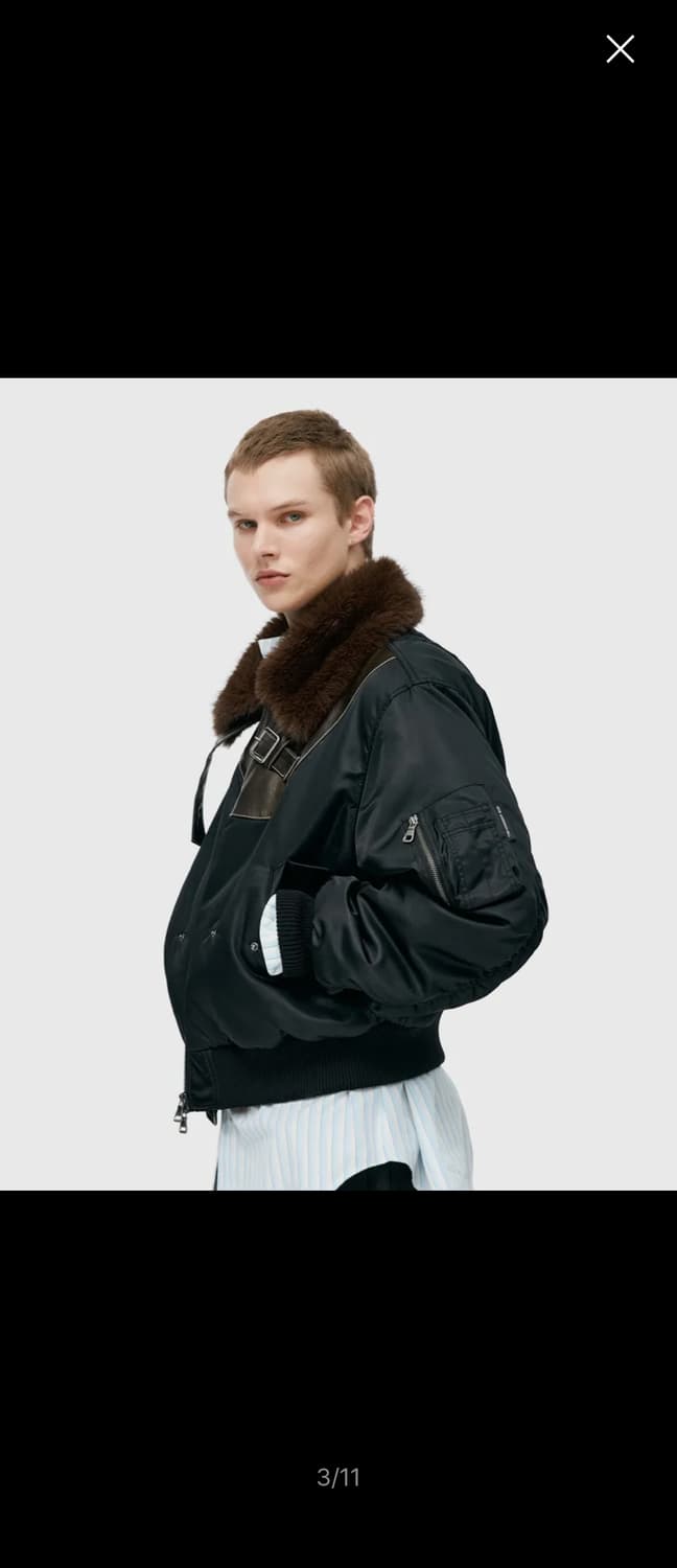 앤더슨벨 퍼 붐버자켓 / fur  ma-1 bomber 상품이미지3