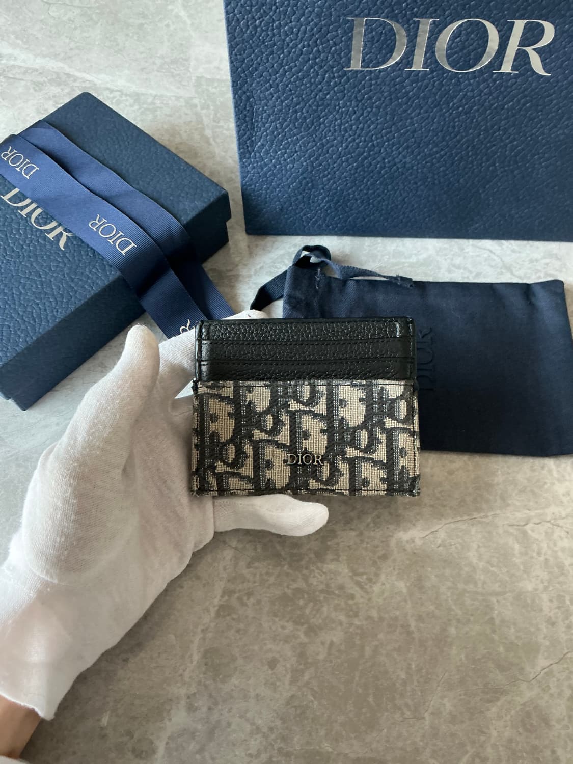 [정품] 디올 오블리크 카드지갑 새상품급 상품이미지2