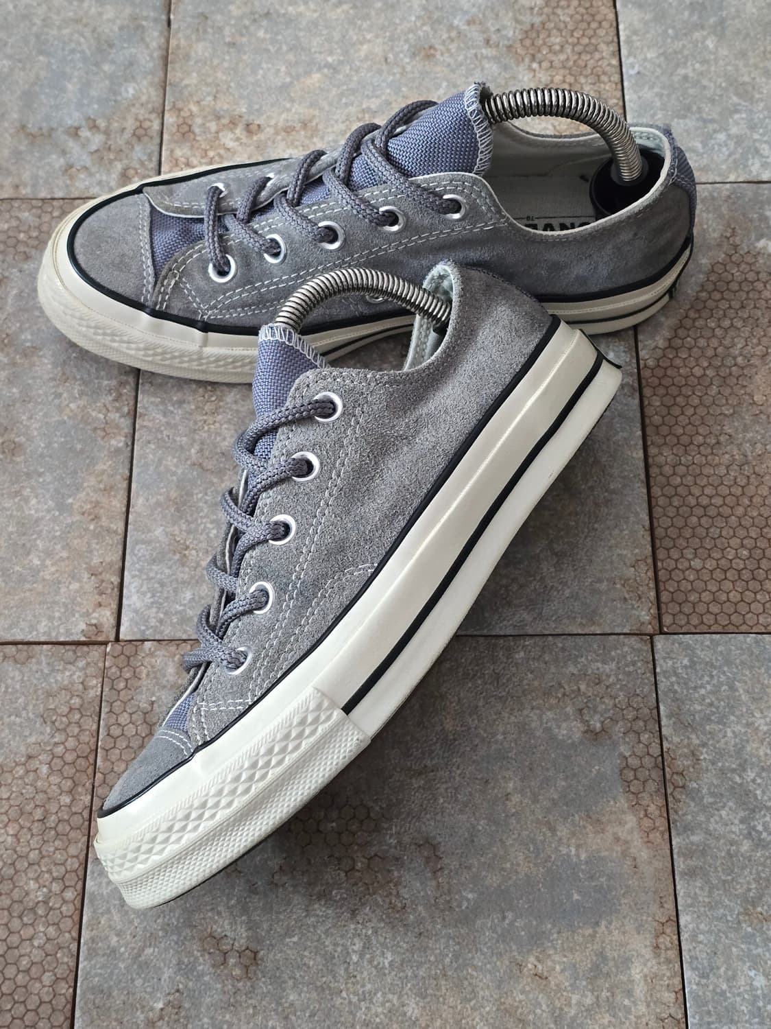 (230)컨버스 척 70 빈티지 스웨이드 차콜 상품이미지3