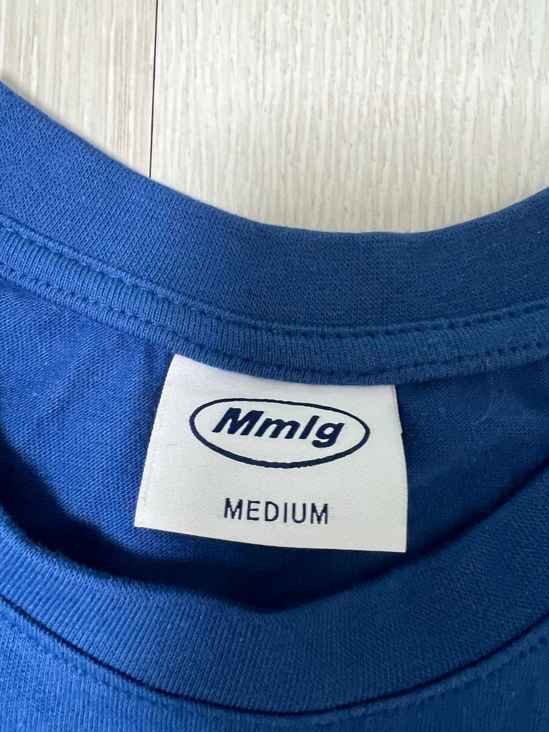 Mmlg 반팔 블루색상 M사이즈 새상품 상품이미지2