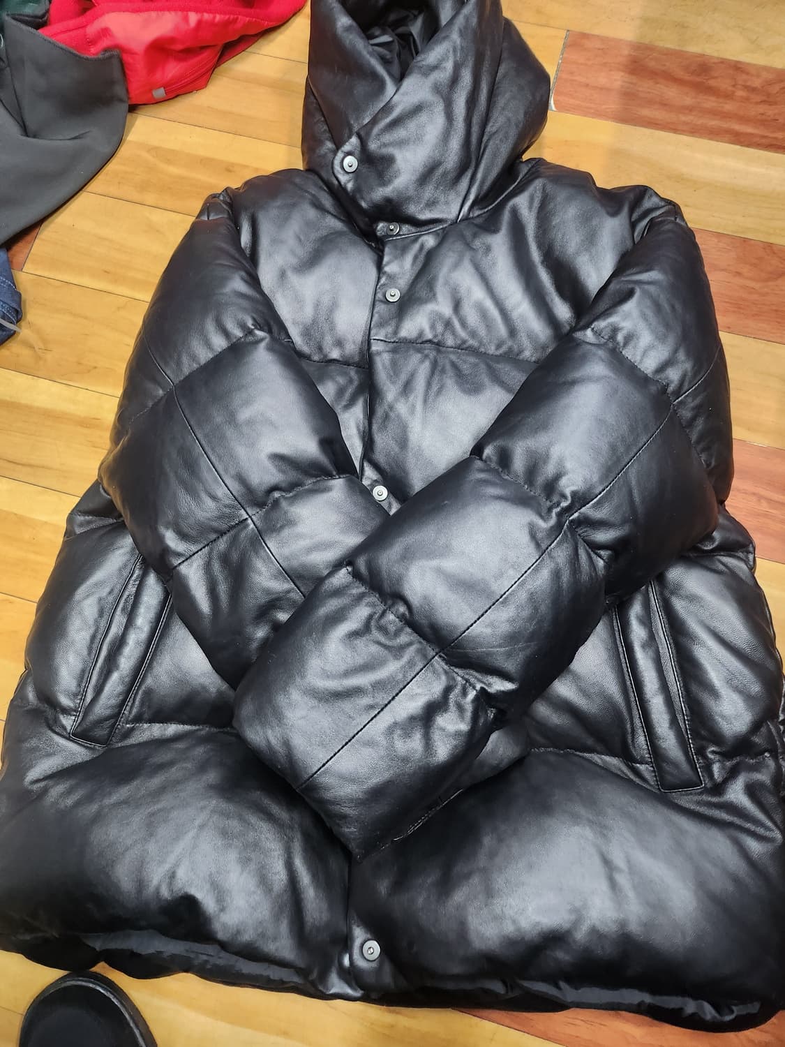 Robo구스양가죽패딩77 상품이미지1