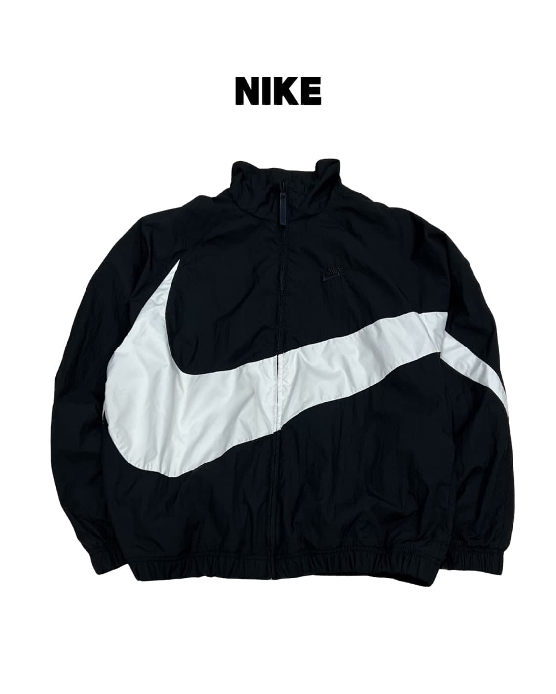 (L) 나이키 빅스우시 우븐 자켓 블랙 상품이미지1