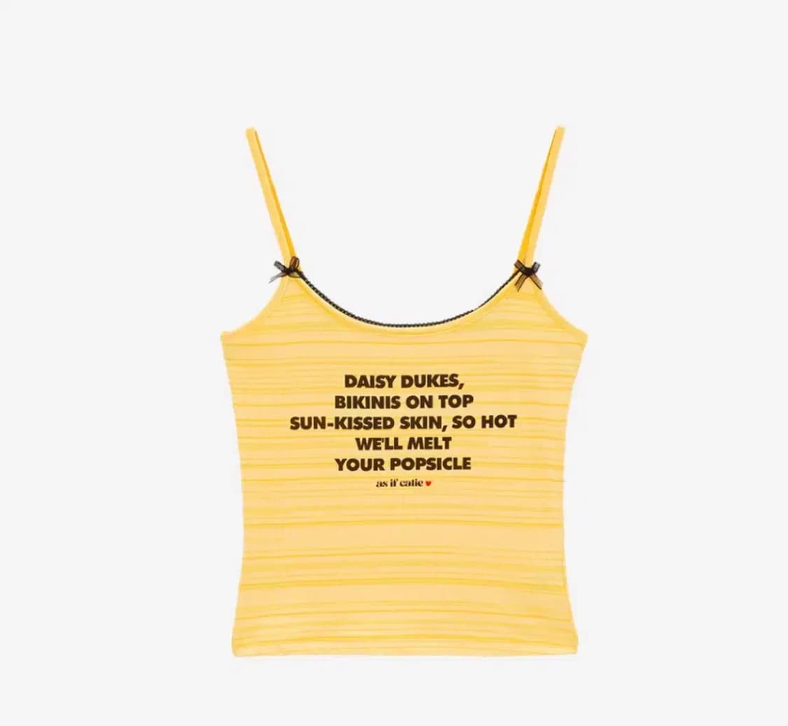 SUN-KISSED SLEEVELESS 애즈이프캘리 썬키스드 슬리브리스 상품이미지1