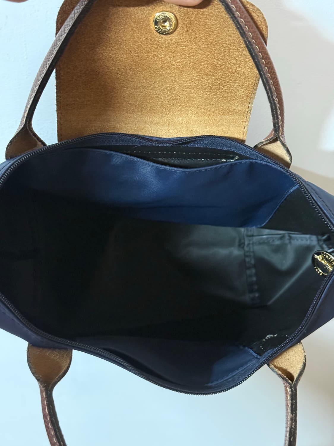 롱샴 르 플리아쥬 네이비 토트백 S 상품이미지8