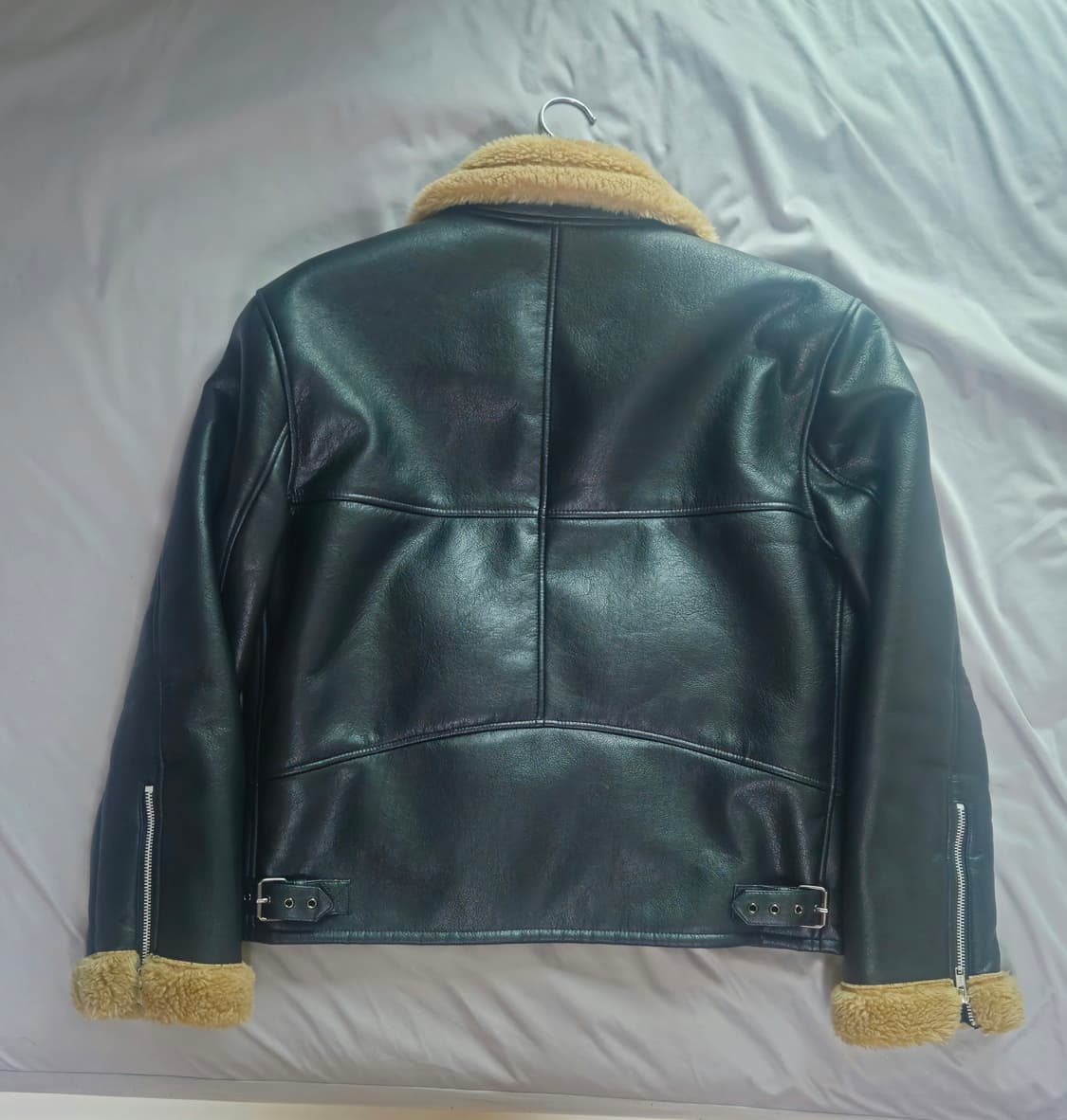 알렌느 3D 포우 시어링 크롭 자켓 무스탕 2 사이즈 상품이미지2