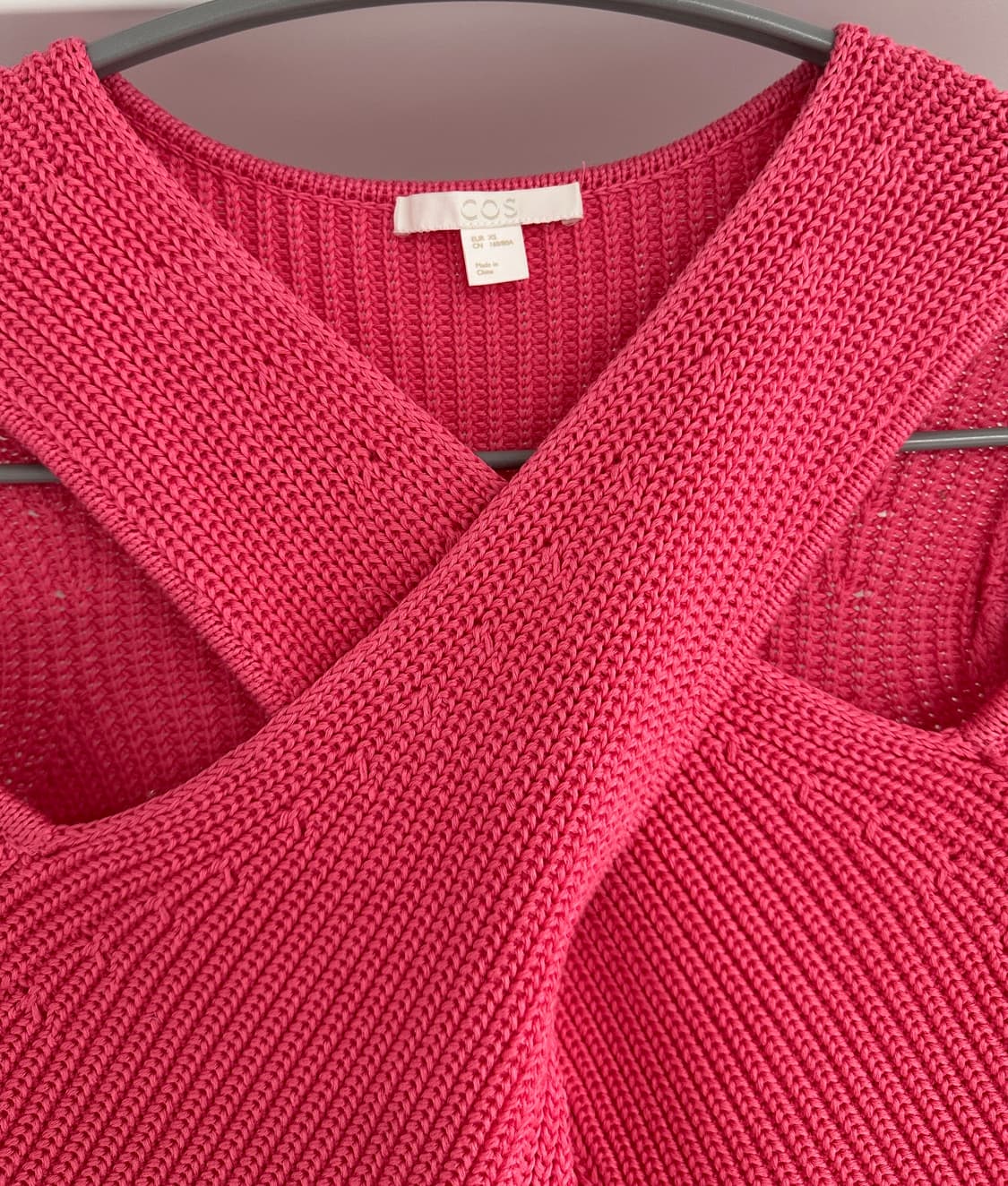 [COS 코스] 여성 크로스 니트 스웨터 상품이미지5