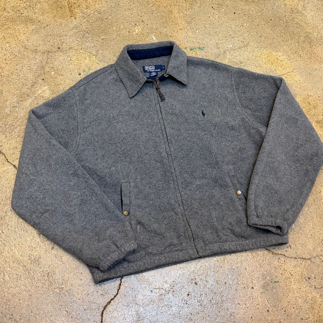 90s USA 빈티지 폴로랄프로렌 플리스 후리스 스윙자켓 스윙탑 상품이미지2