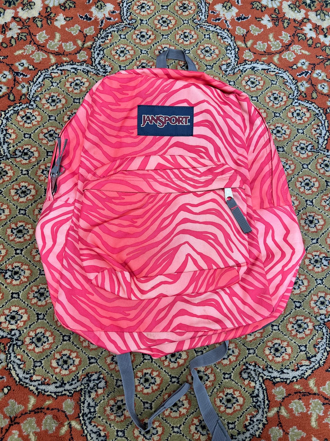 [OS] 잔스포츠 핑크 지브라 패턴 슈퍼브레이크백팩 상품이미지1